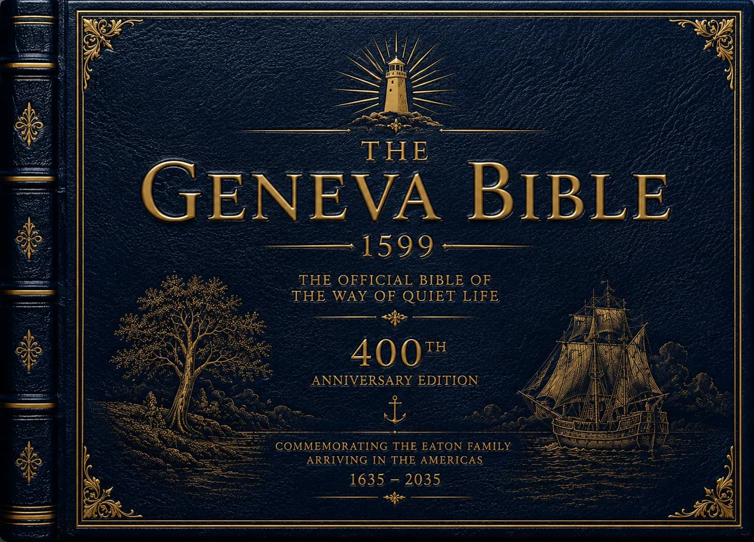 Artwork for the Geneva Bible Project 400th anniversary edition.