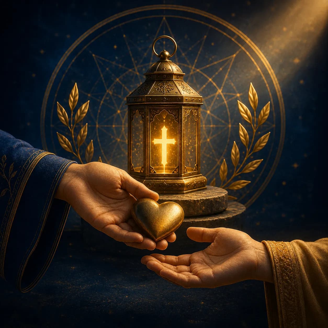 Quiet Light Ministries donation artwork representing giving and practical support.